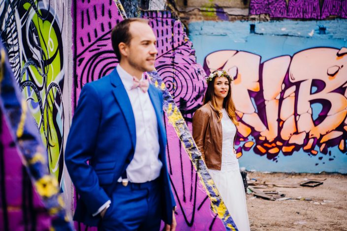 day after wedding in Shoreditch, East London