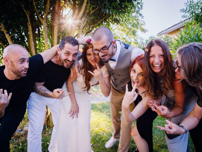 photo de groupe rock'n'roll et originale