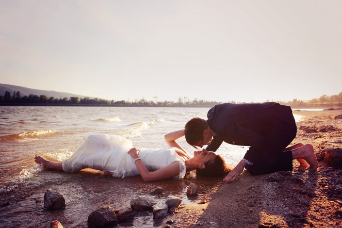 trash the dress au lac de saint ferreol