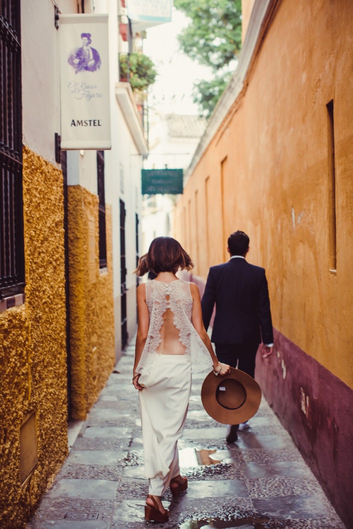 Trash the dress à Séville, Espagne