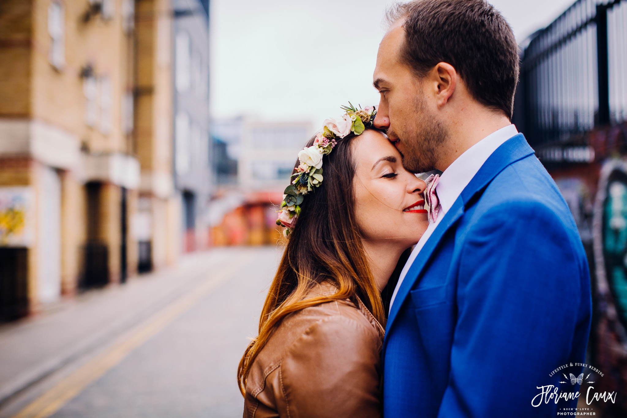 crazy trash the dress in Brick Lane London
