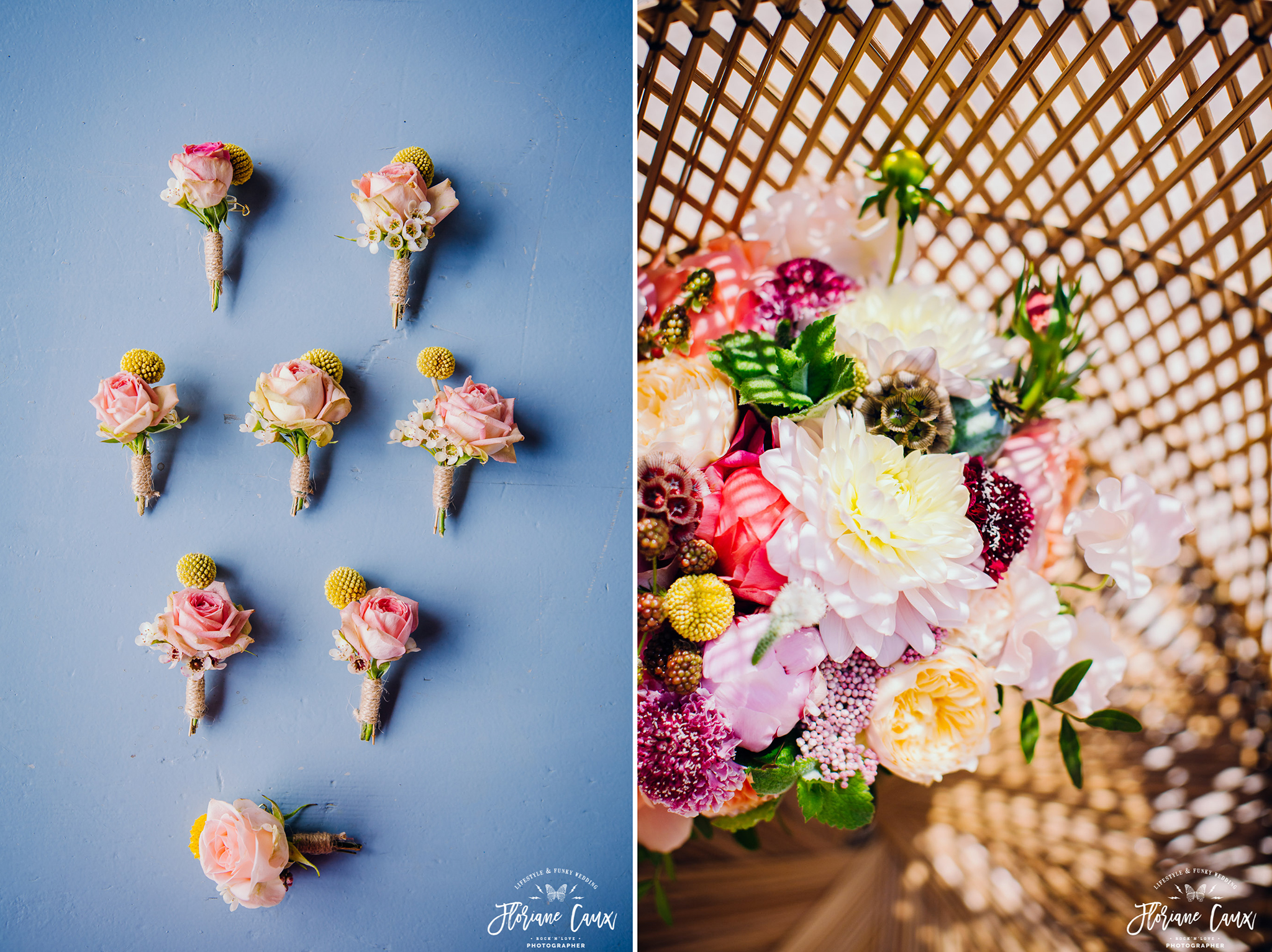 mariage tropicool à avignon, fleurs de Poppy Figue