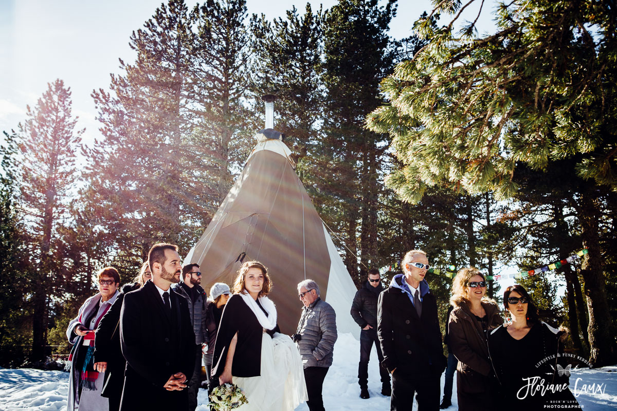 mariage en hiver village nordique Angaka à Beille 09
