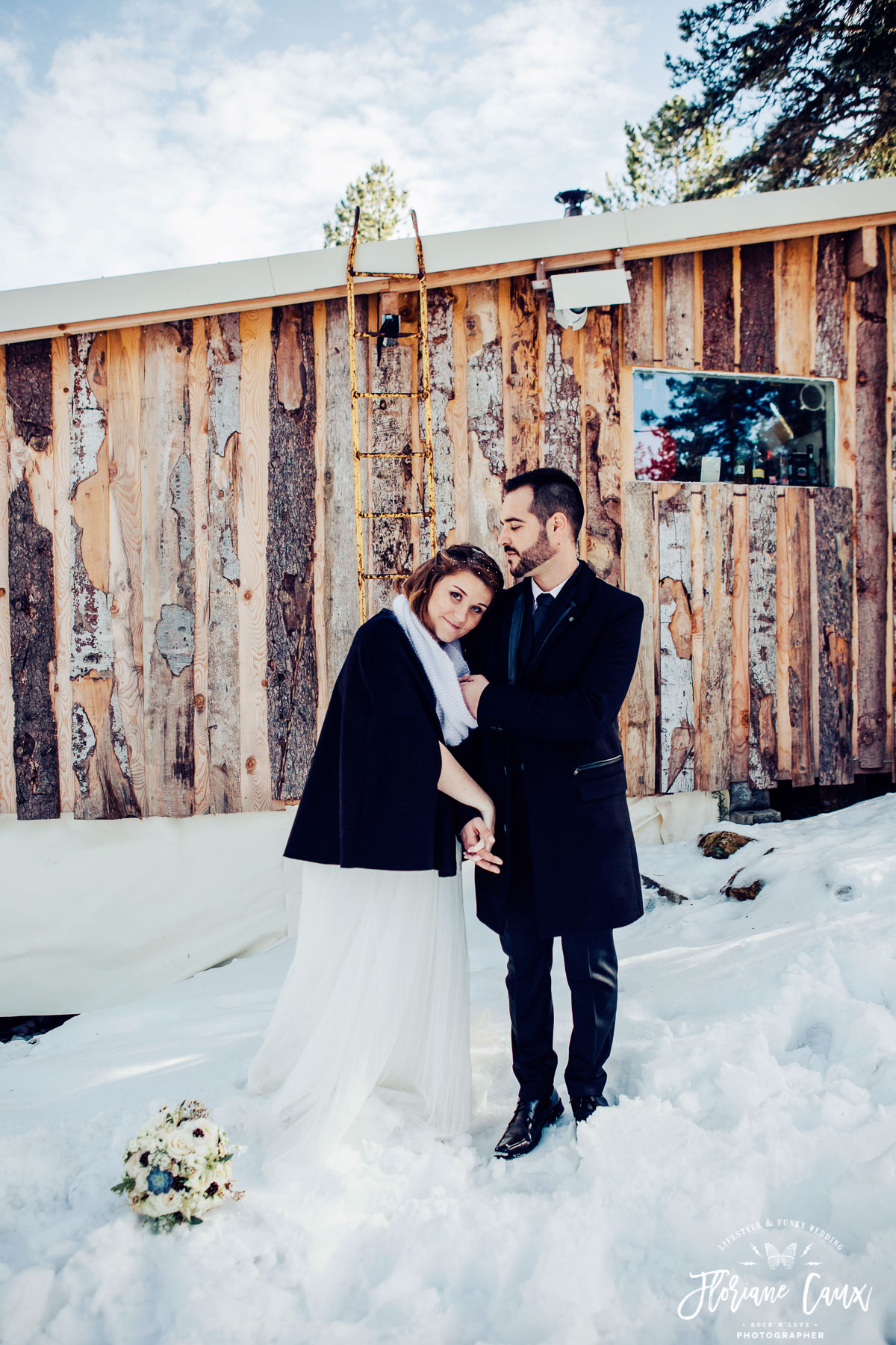 mariage en hiver village nordique Angaka à Beille 09