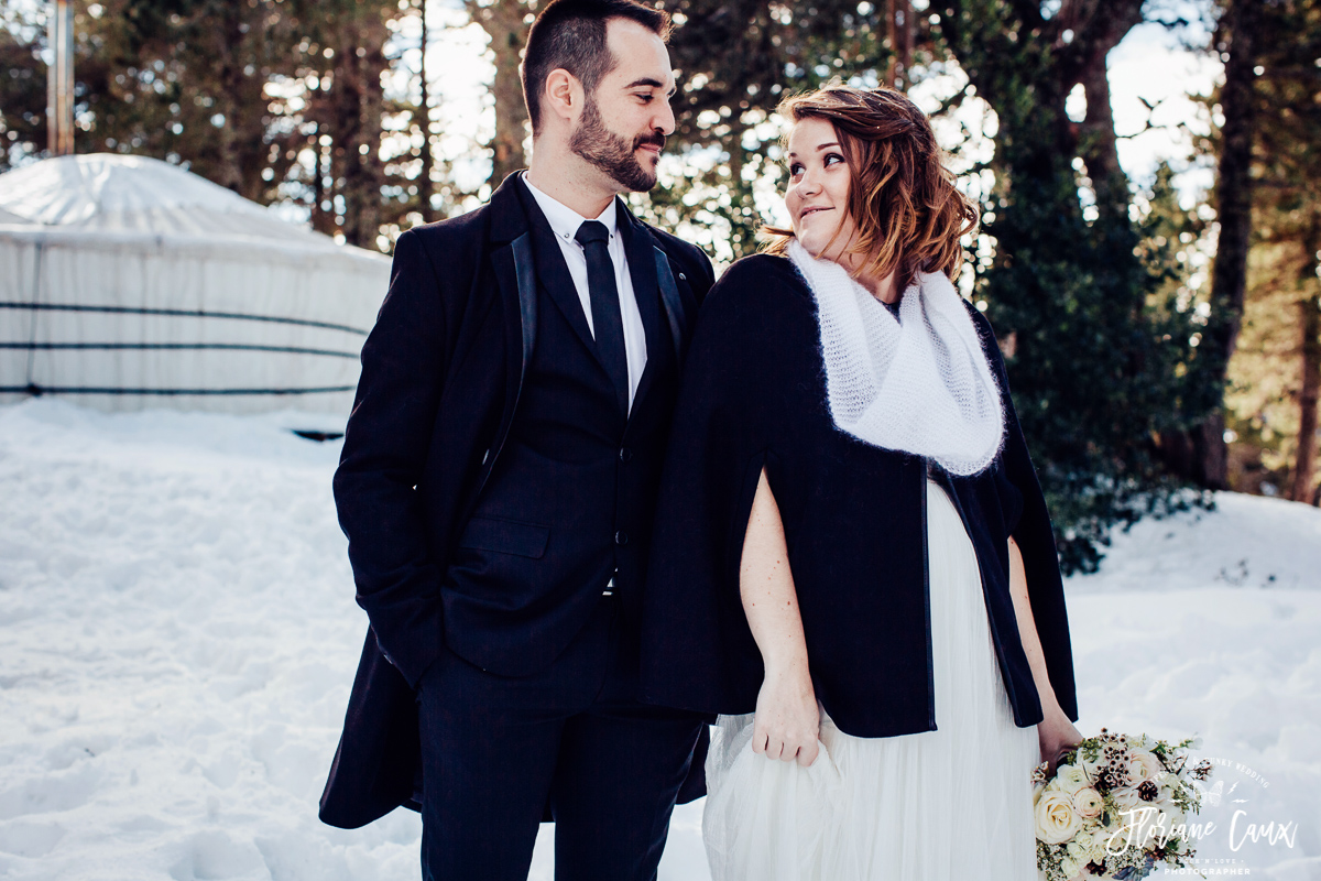 mariage en hiver village nordique Angaka à Beille 09