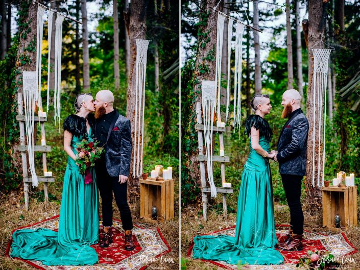 elopement at chateau de Bonnac