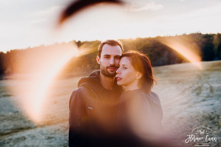 seance couple golden hour fire ring