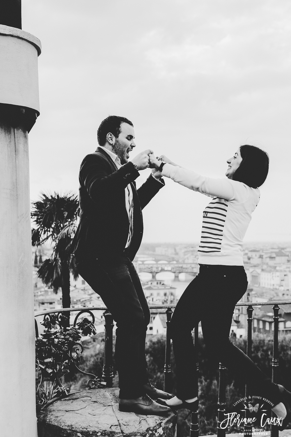 photographe séance couple à Florence en Italie