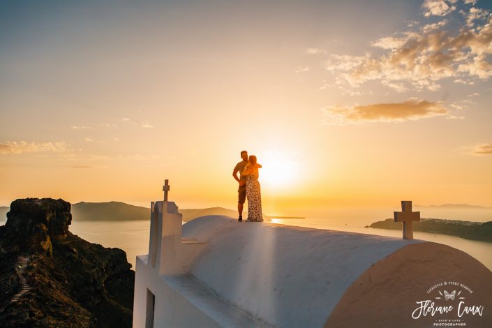 photographe de mariage à Santorin, Grèce