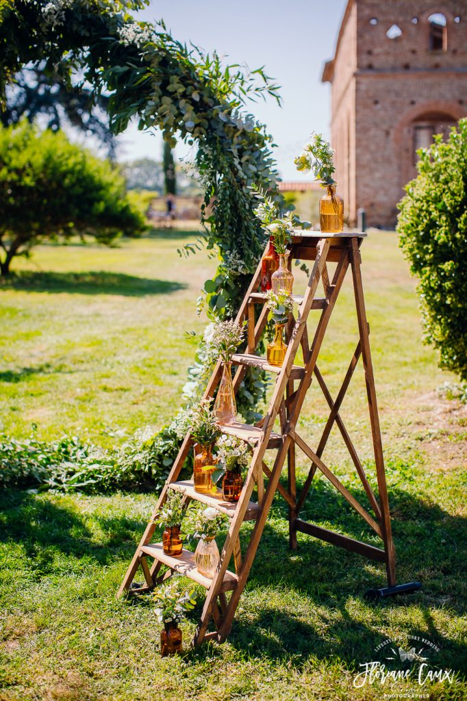 déco florale mariage domaine du beyssac