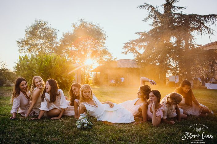 photos de groupes golden hour domaine du beyssac