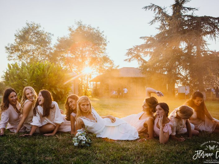 photos de groupes golden hour domaine du beyssac