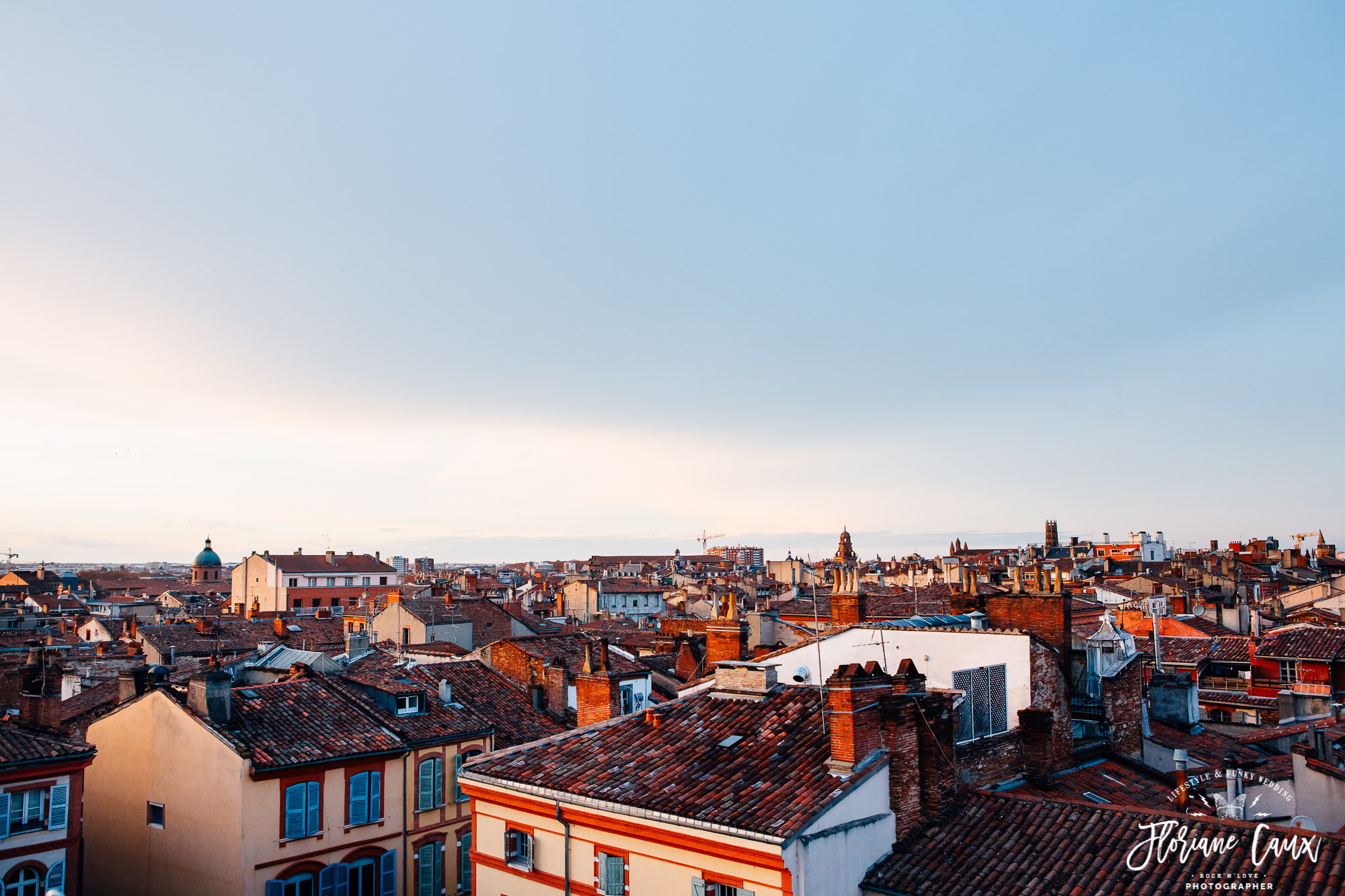 coucher de soleil toit parking des carmes toulouse