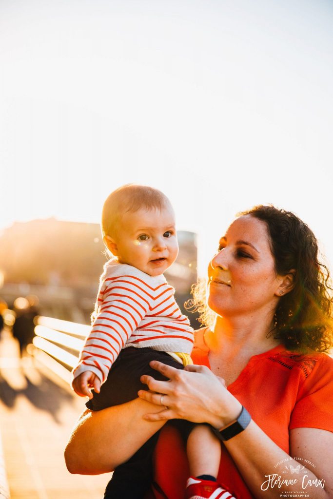 photographe famille Toulouse passerelle Viguerie Garonne