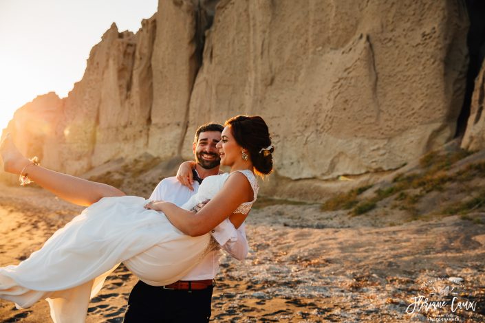photographe mariage Santorin Grèce