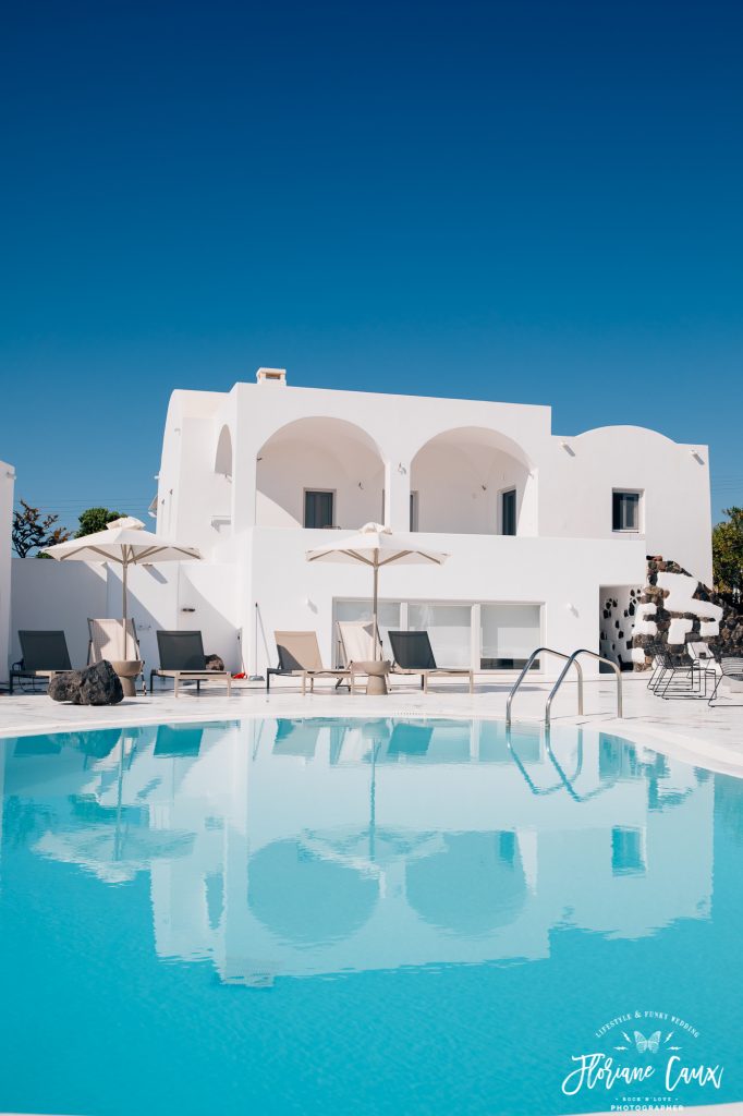 Seascape suites wedding in santorini akrotiri