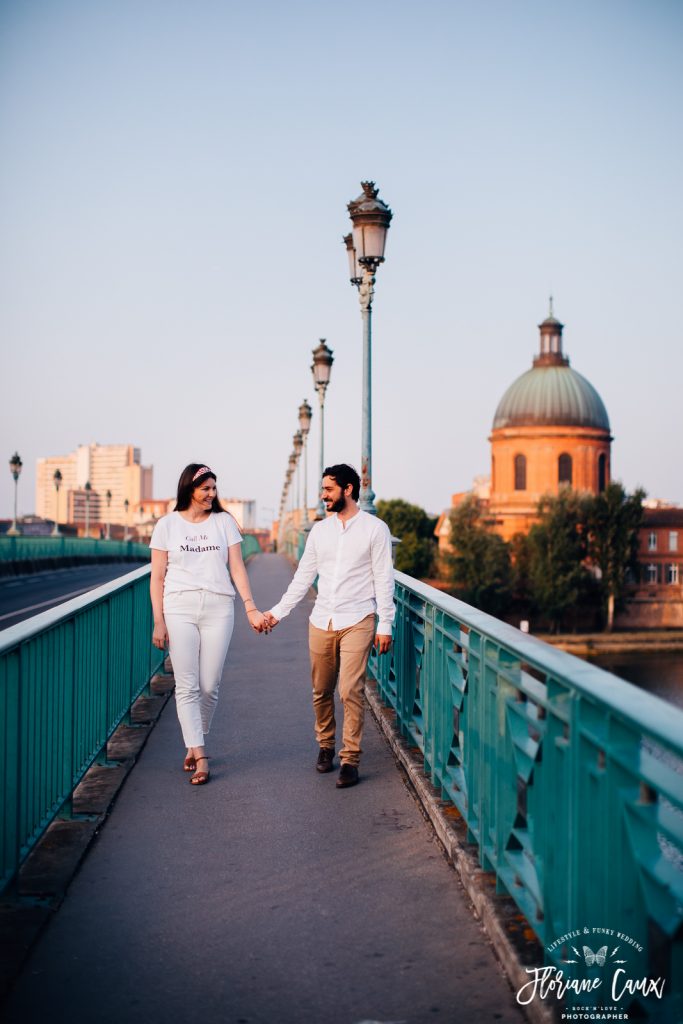 Photographe mariage Toulouse pour séance photo engagement