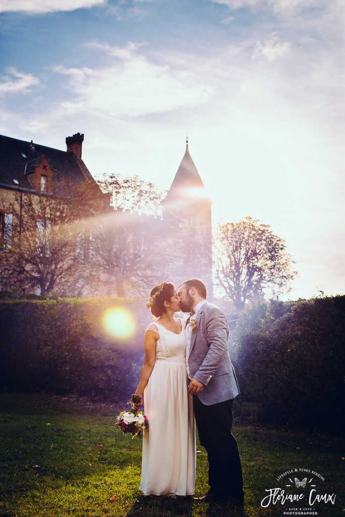 photos de couple mariage chateau du croisillat