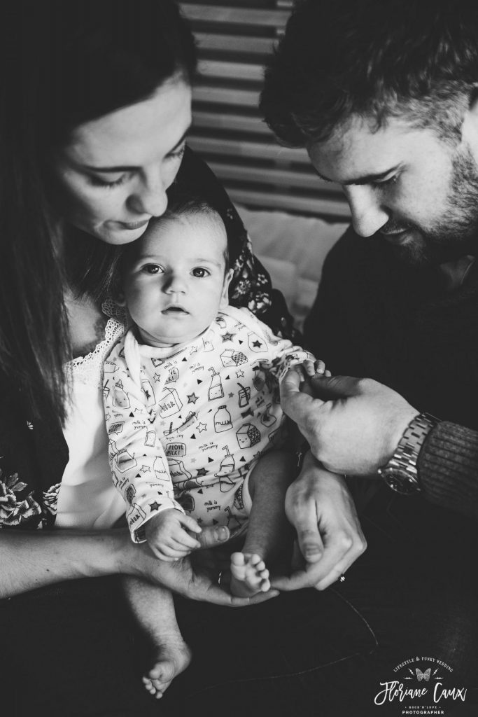 séance photo bébé à domicile à Toulouse