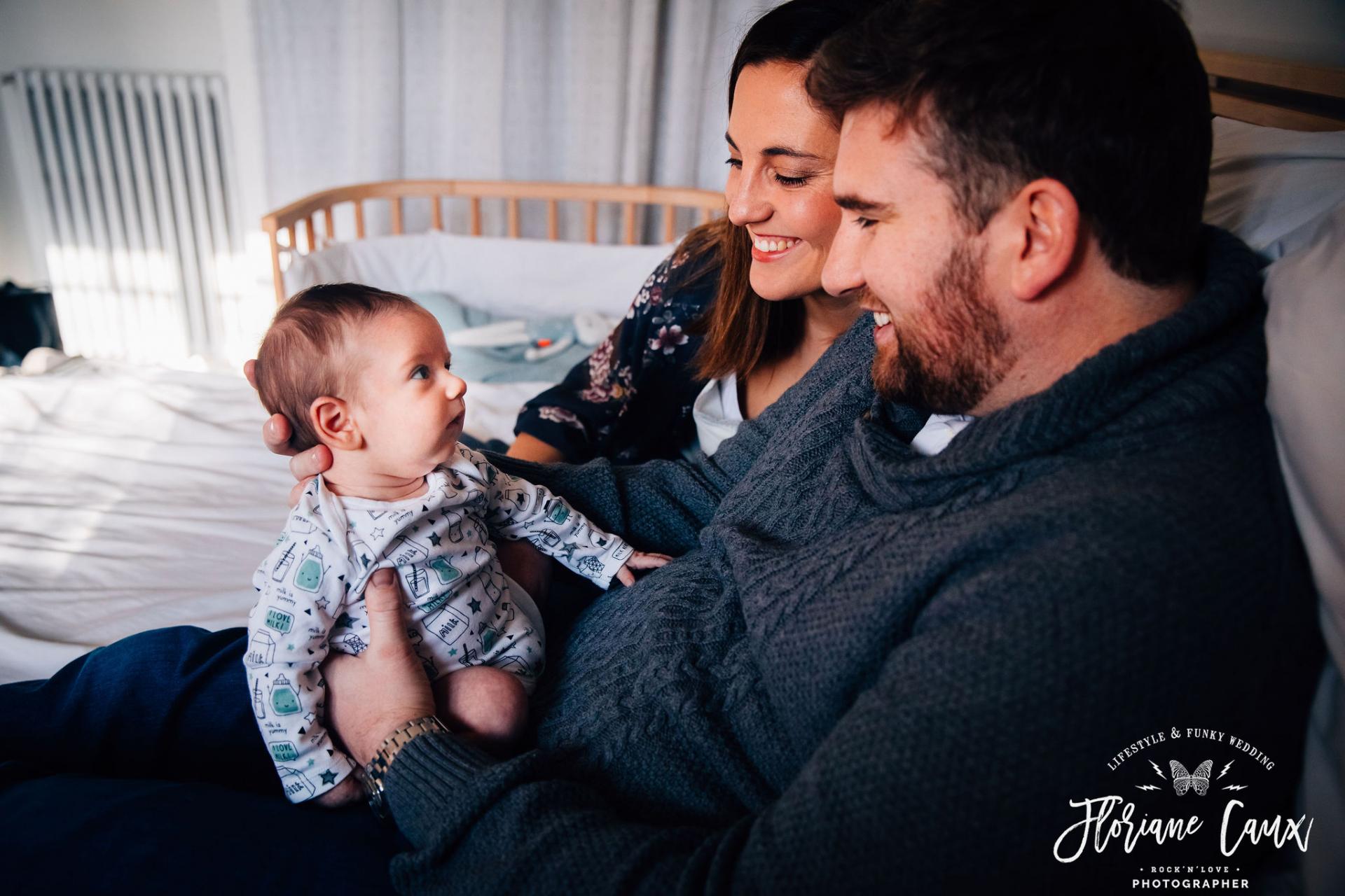 séance photo bébé à domicile à Toulouse