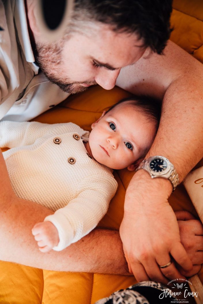 photographe famille toulouse bébé et son papa