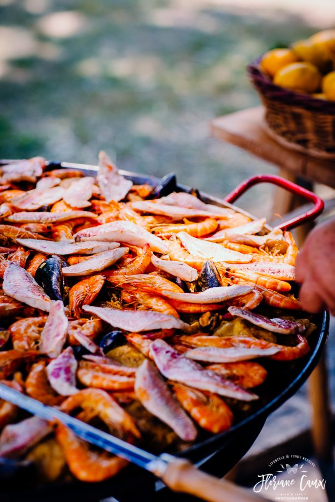 repas paella pour un mariage